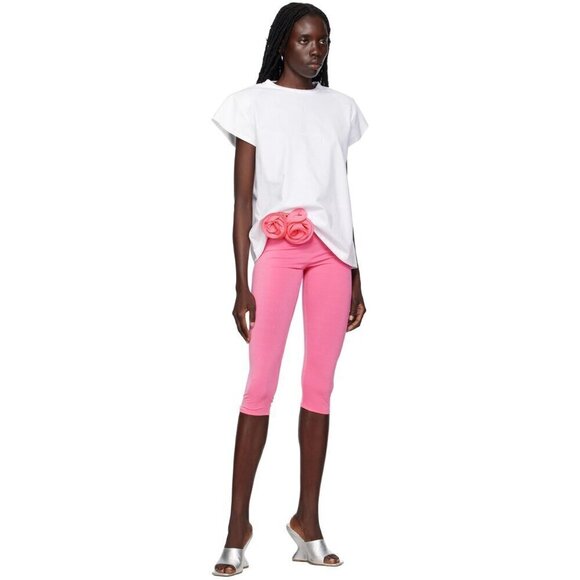 MAGDA BUTRYM Flower Legging in Pink 38 New Womens Spandex Shorts - Picture 14 of 16